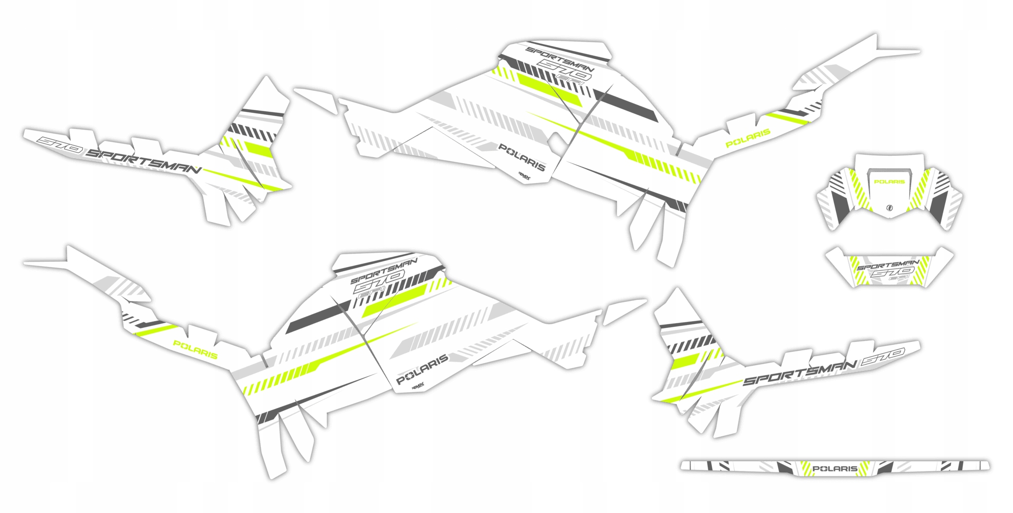 Dýha Samolepky Polaris Sportsman Touring 570 2025+ #8072260