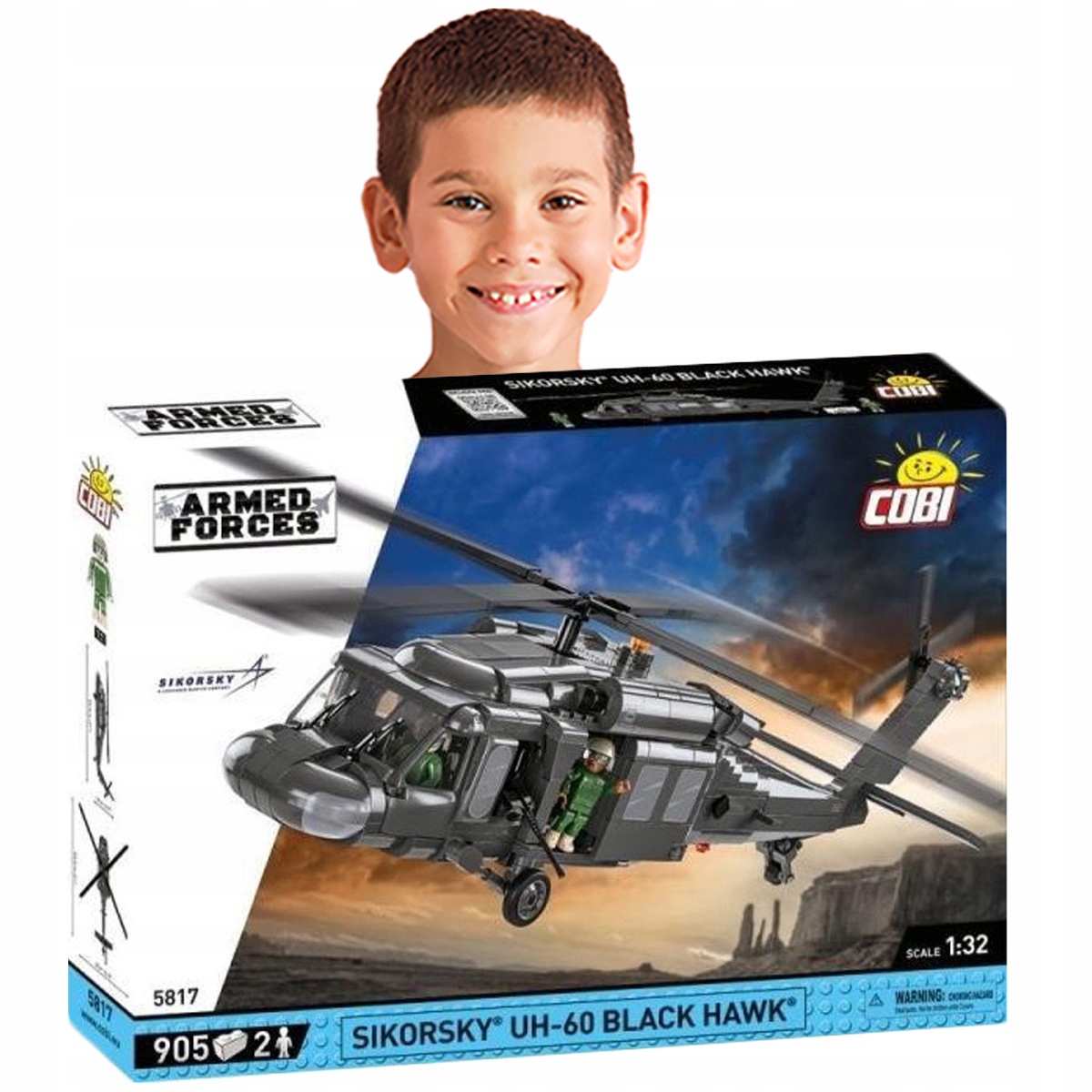 COBI Klocki dla CHŁOPCÓW Helikopter Sikorsky UH-60