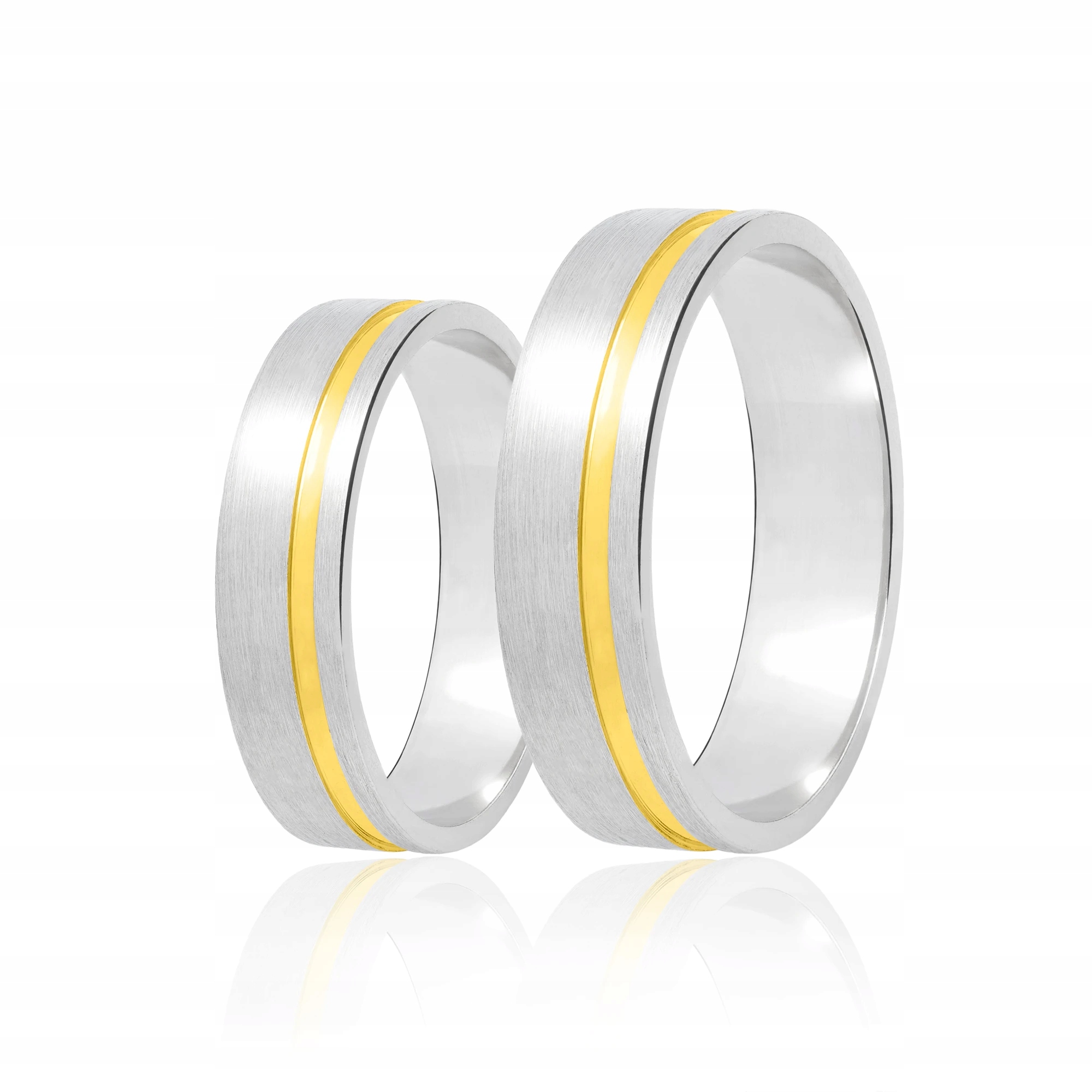 Zlatý prsten o velikosti 585 4 mm, velikost 15 – 23