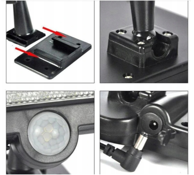 LAMPA SOLARNA 128 LED COB CZUJNIK RUCHU ZMIERZCHU Marka inna