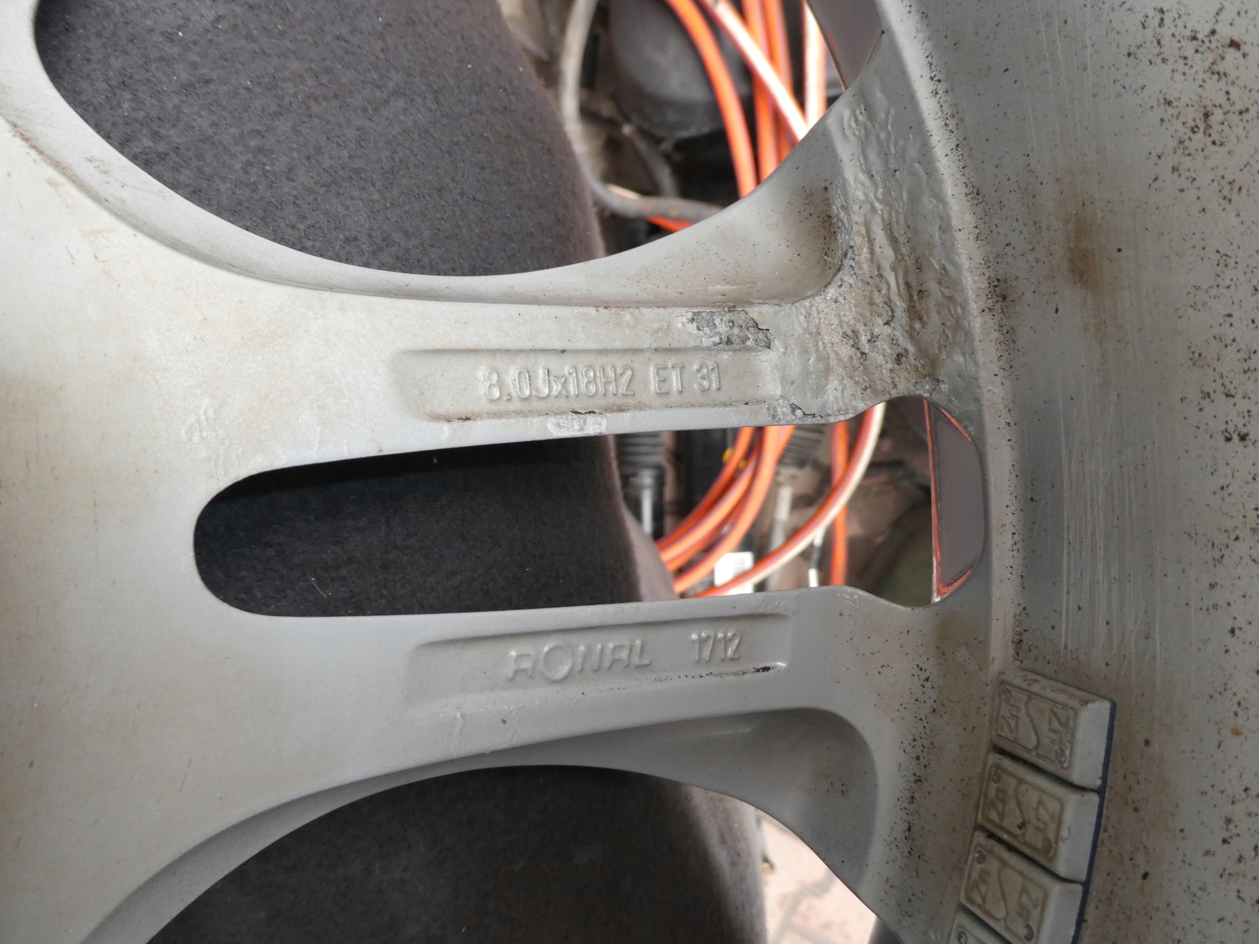 discs original AUDI A5 18 CALI 8T0601025A RONAL