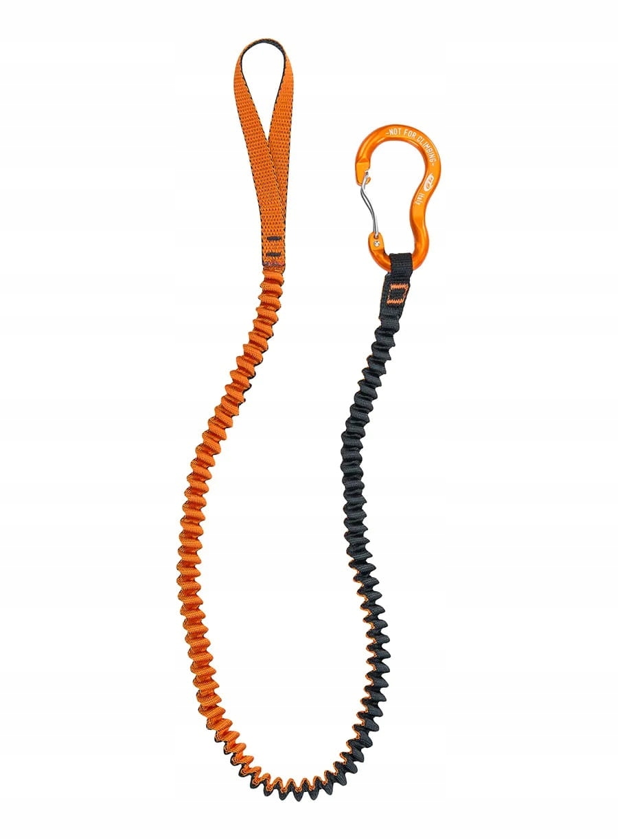 Lonża do czekana Climbing Technology Whippy black/orange