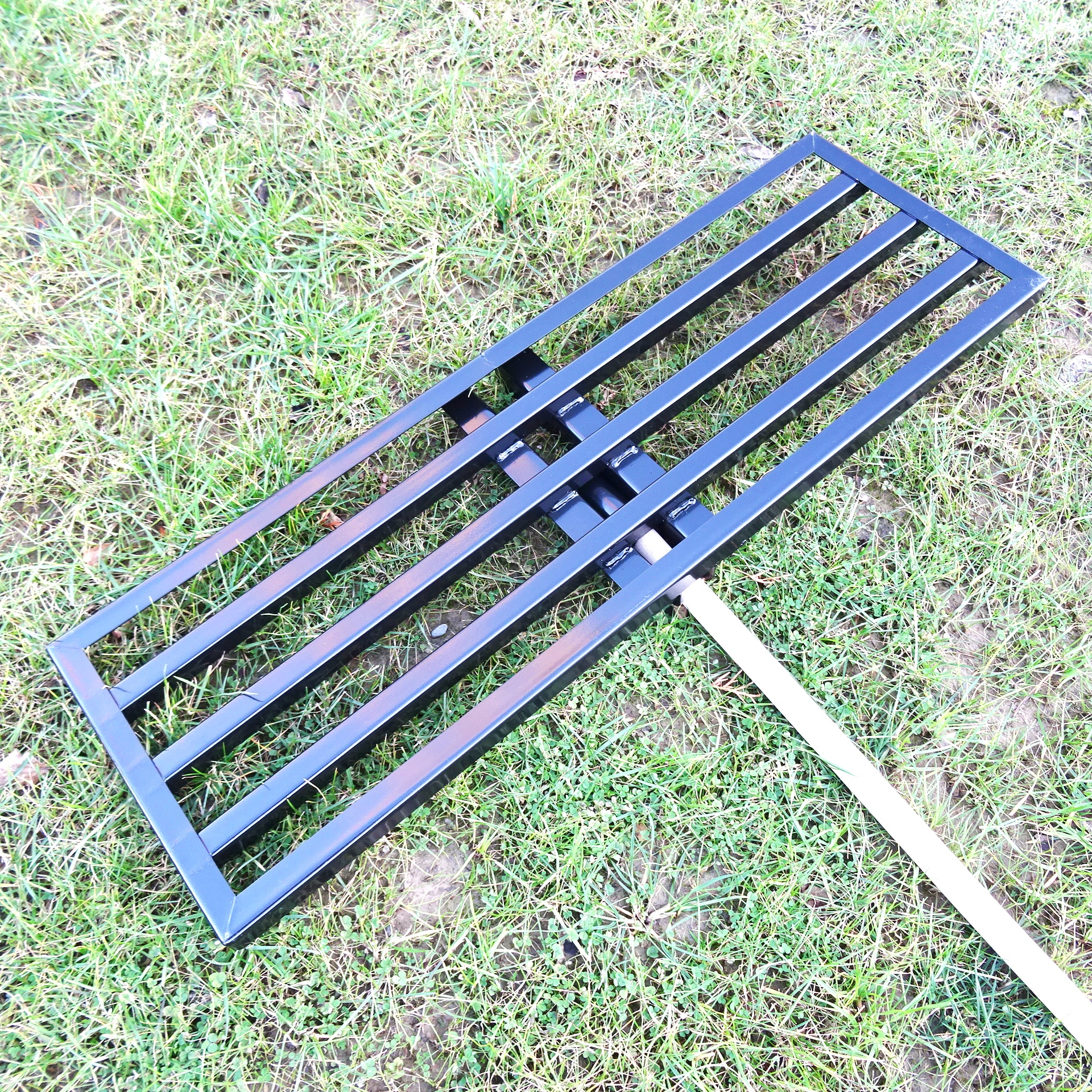 RĘCZNY NIWELATOR TERENU levelawn Level Rake 60 cm - 5 Poprzeczek - MASYWNY Długość narzędzia 30 cm