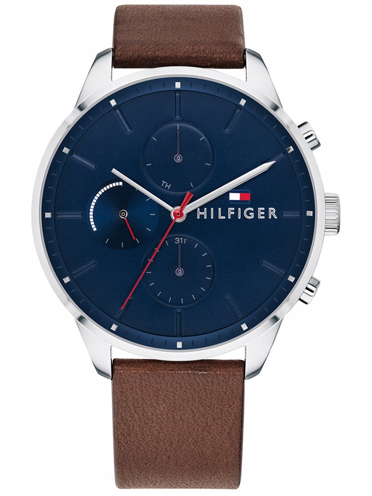 Zegarek Męski Tommy Hilfiger 1791487 Brązowy 50M Box Dla Chłopaka