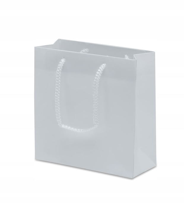 

Torebka Ozdobna 15x6x15 Biała Połysk 2szt
