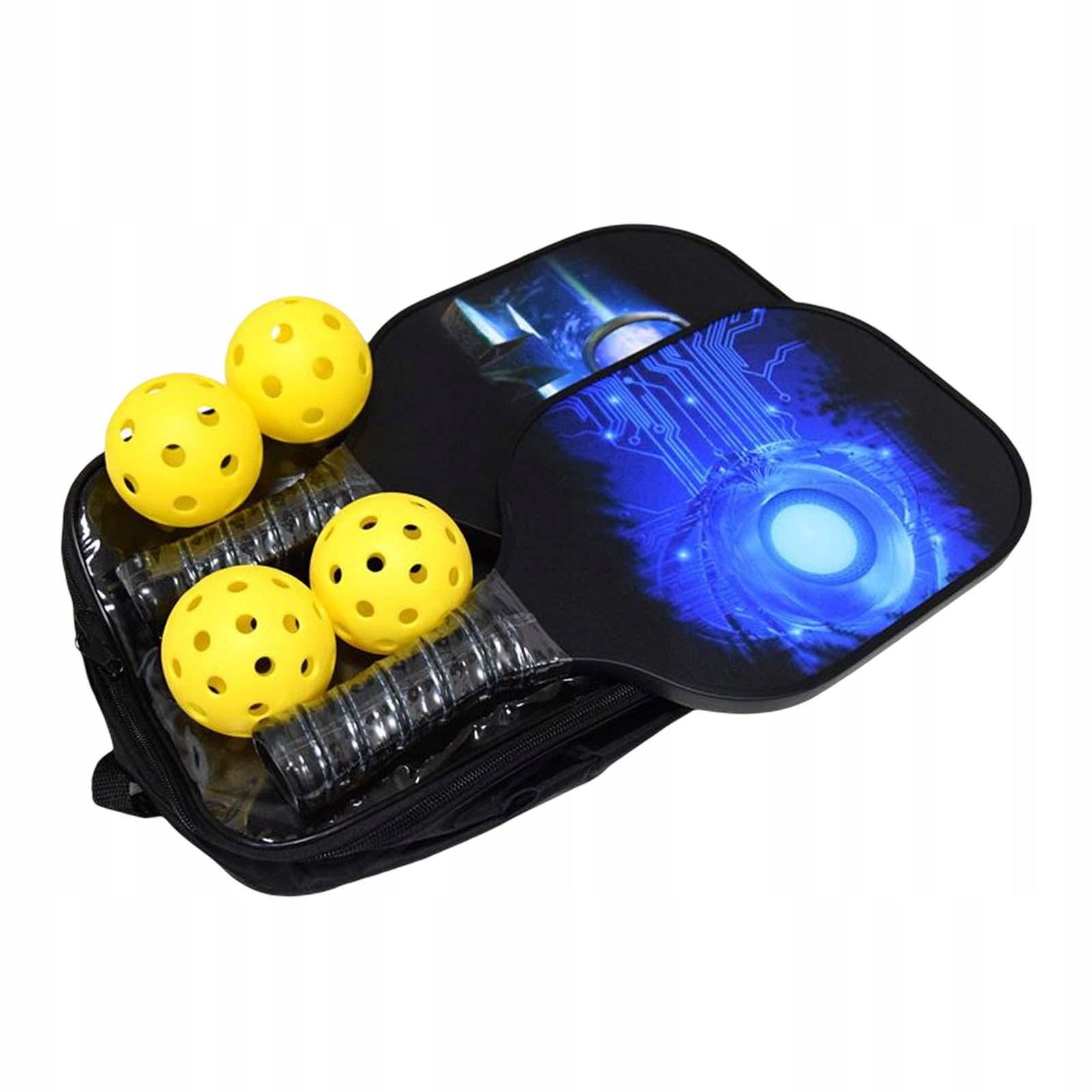 2Pieces Professional Pickleball Paddles and Storage Bag Nonslip Grip