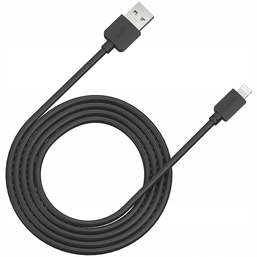 CANYON Kabel CFI-1 USB do Lightning 5W 1m Czarny — 3