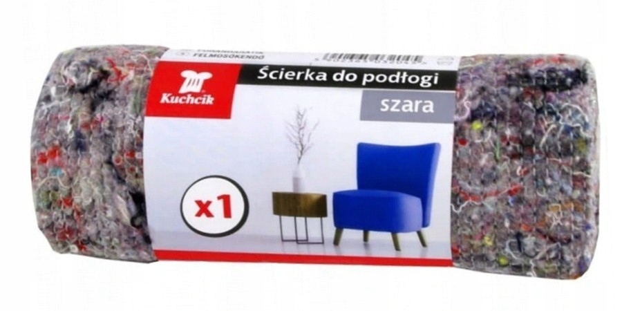 10 x Kuchcik Utěrka na podlahu Šedá