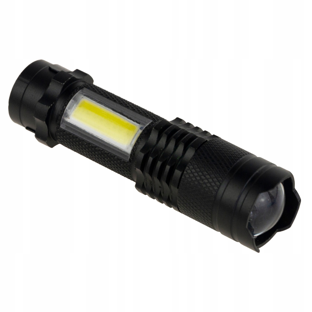LATARKA TAKTYCZNA LED XPE CREE COB ZOOM USB Materiał aluminium