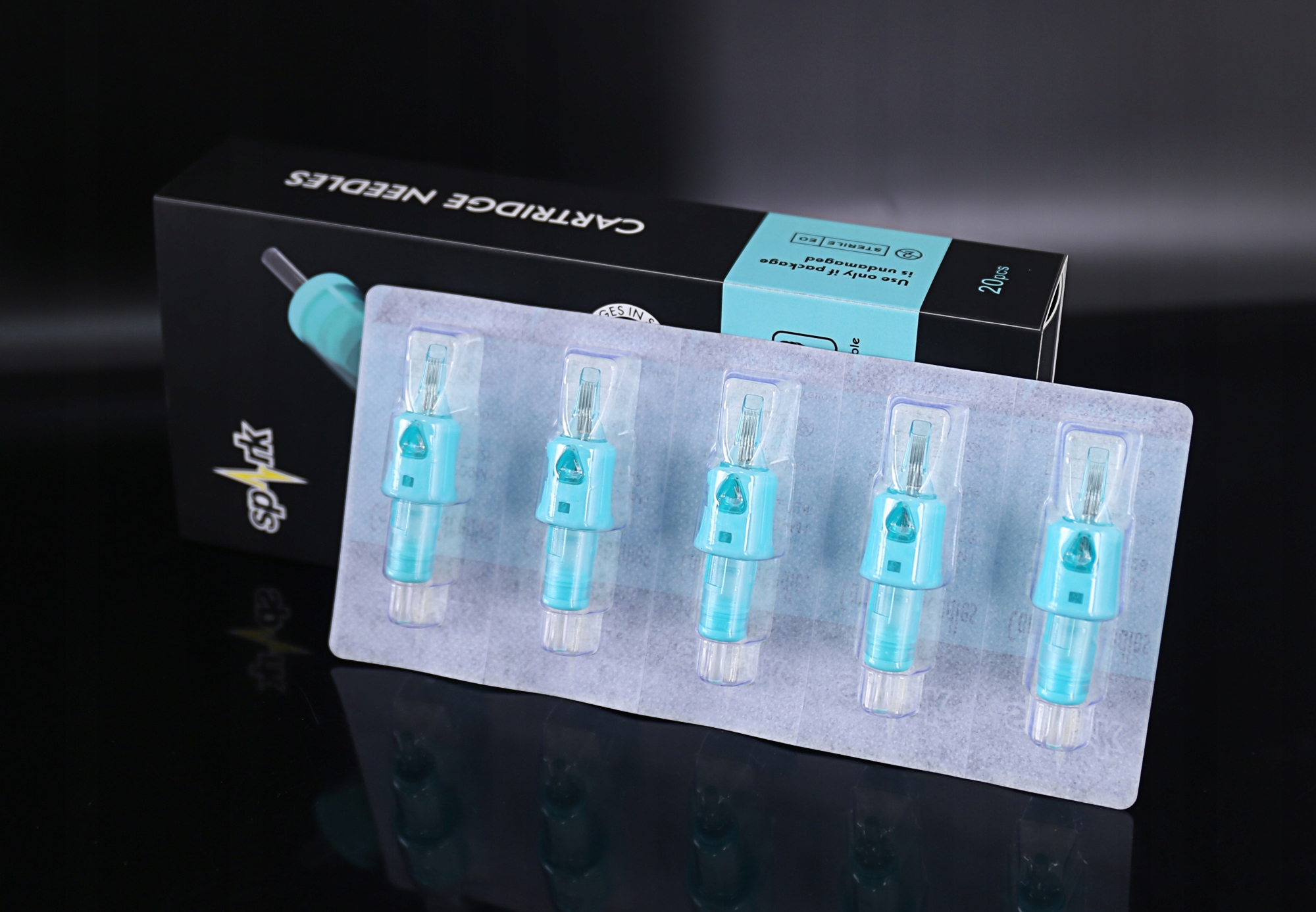 20x 0.35mm 9RM/SEM/CM Tattoo Cartridge Kartridże do Tatuażu SPARK Prime Kod producenta SPQ-T1209CM