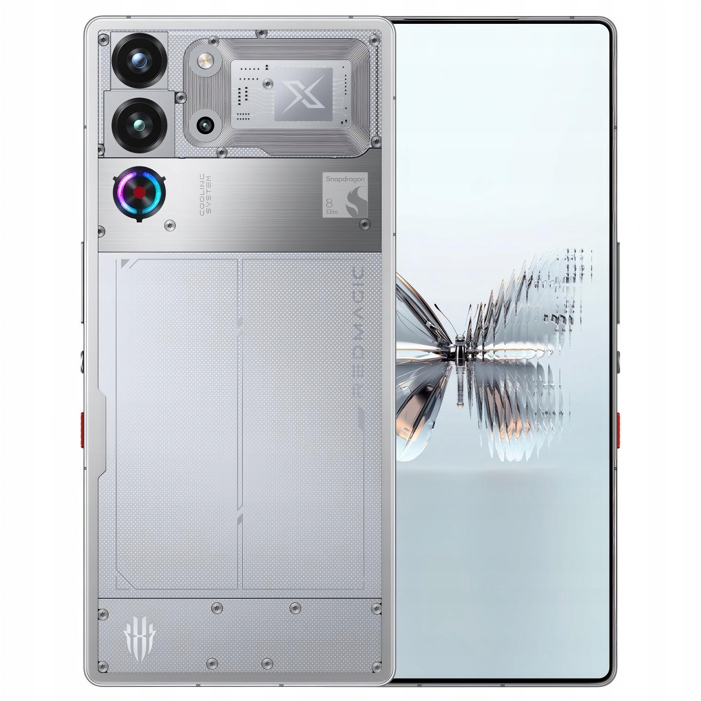 2× Smartfon Nubia Red Magic 10 Pro 16 GB / 512 GB 5G srebrny