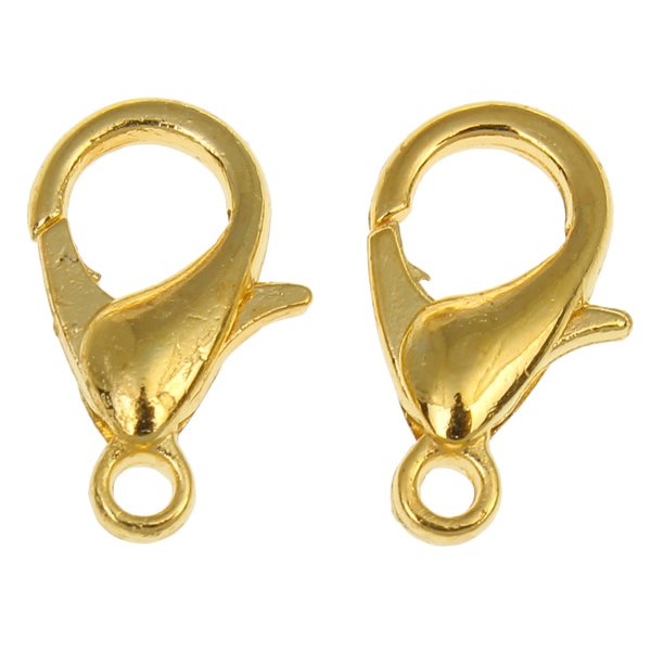 Velkoobchod Uzávěry Karabiny Zlaté 12mm 1000ks