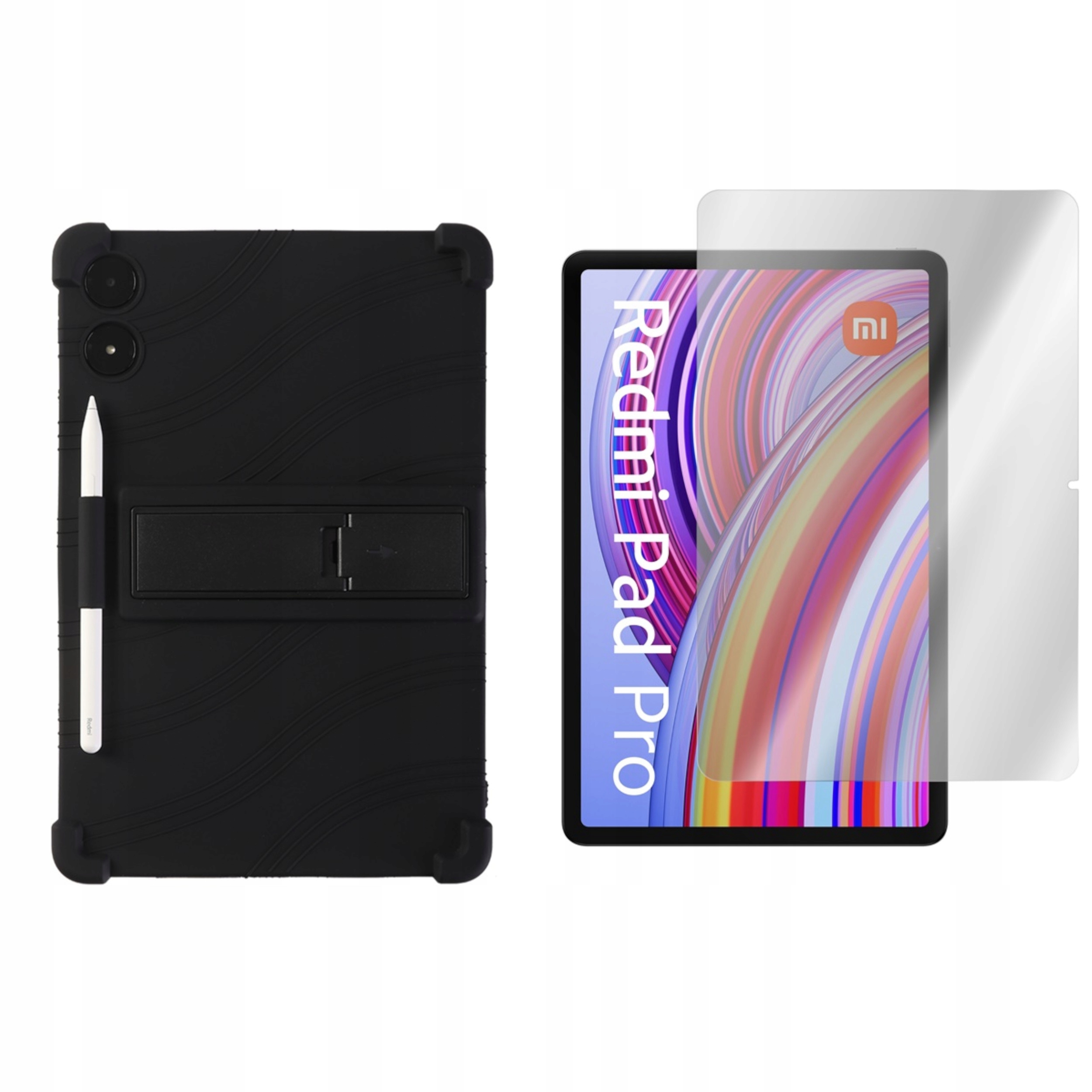 Etui do Xiaomi Redmi Pad Pro 12.1 z miejscem na rysik Silikon Case I Szkło