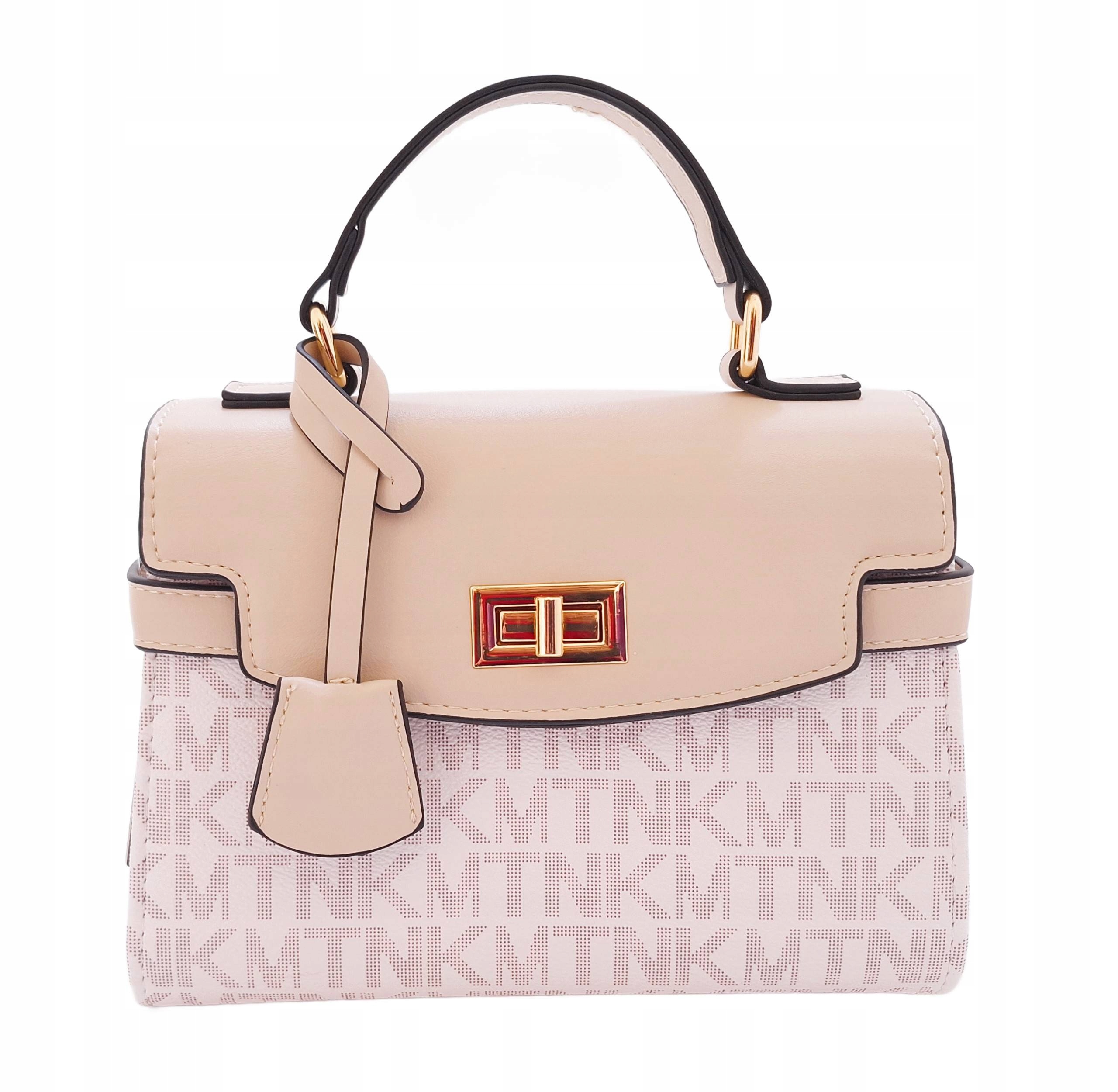 Béžový elegantní kufřík s klopou Gallantry Paris Hy 5434-4#