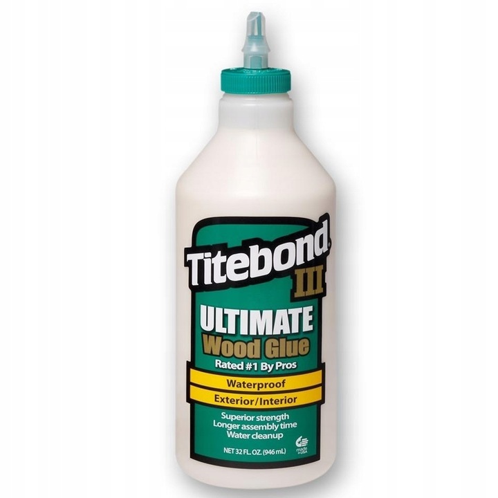 Klej Do Drewna 946ml 1 kg Titebond III Ultimate D4 Wodoodporny