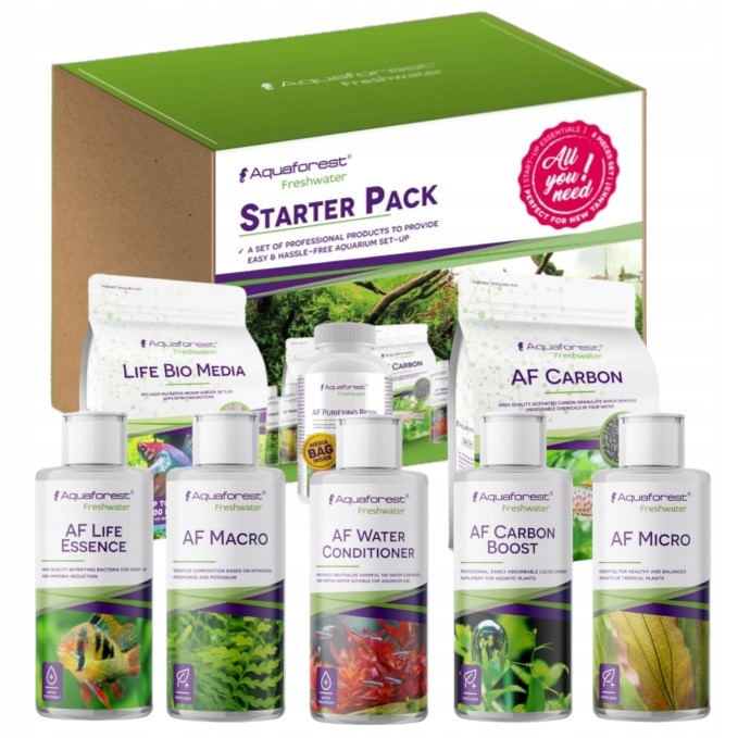 Levně Aquaforest Af StarterPack Freshwater sada přípravků do akvária