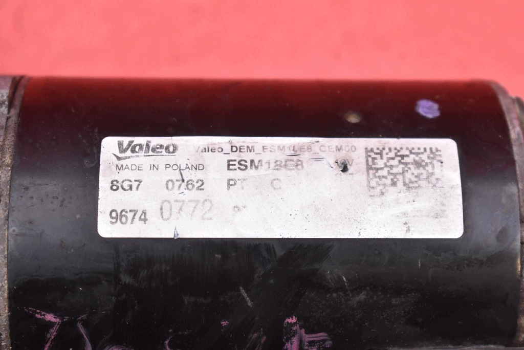 starter test ESM18E8 9674077280 CITROEN C3 3 III 1.2 PURETECH 110 KM 16