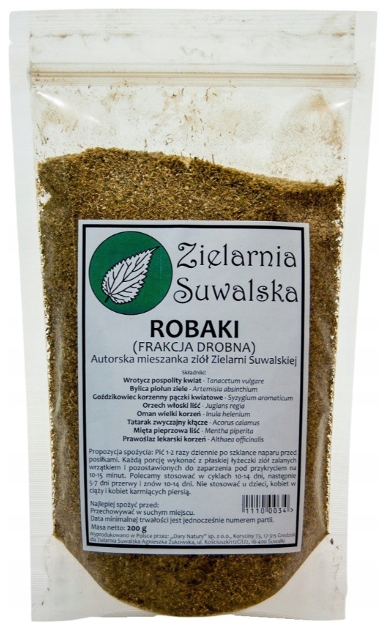 

Zielarnia Suwalska Robaki Mieszanka Mielona 200g
