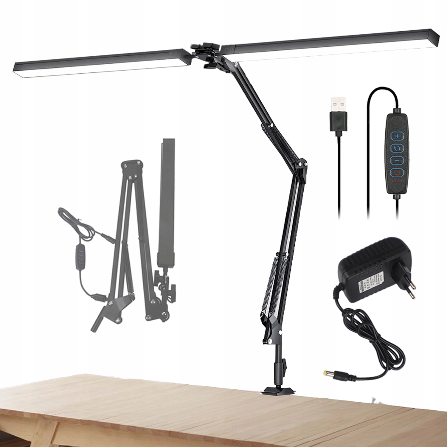 Led Stolní Lampa 3 Teploty Barev 24W 1000LM Světlo Do Ložnice