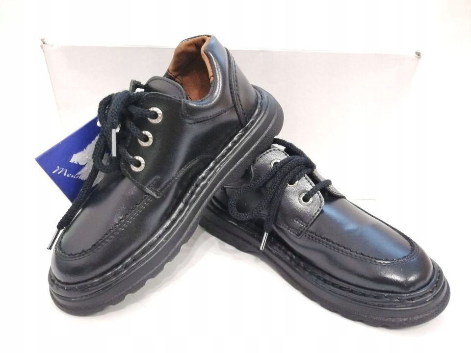 

Buty Półbuty wizytowe chłopięce Czarne 33