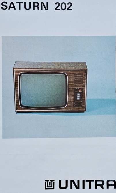 Unitra WZT - Telewizor Saturn 202 - folder reklamowy