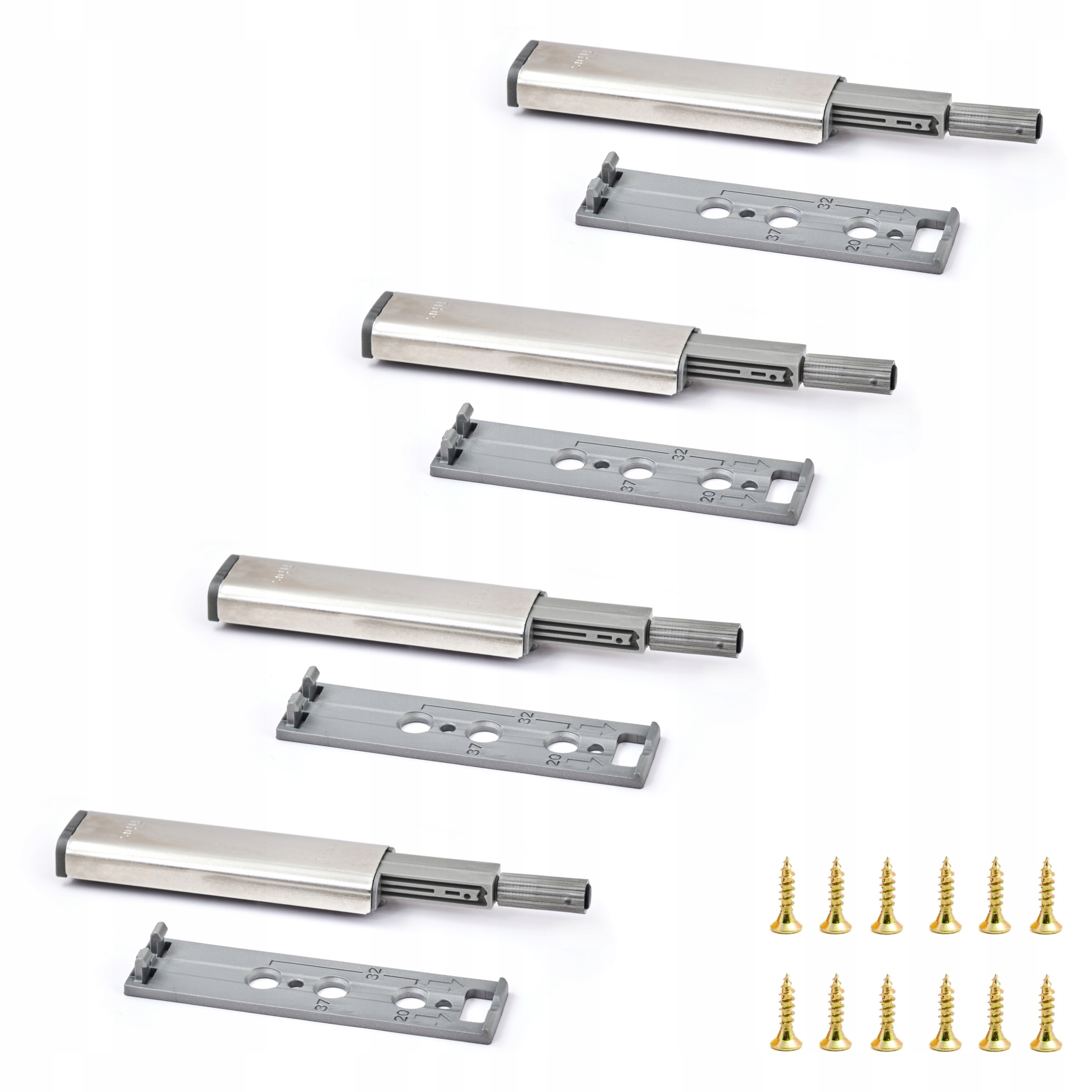 4 x Set Titus Letních Nábytkový Odbojník Push To Open Deska Vruty