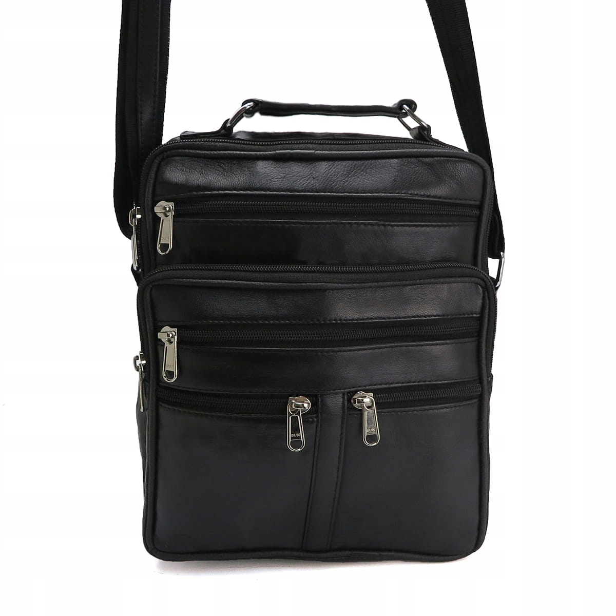 

Torba męska na ramię, skórzana listonoszka