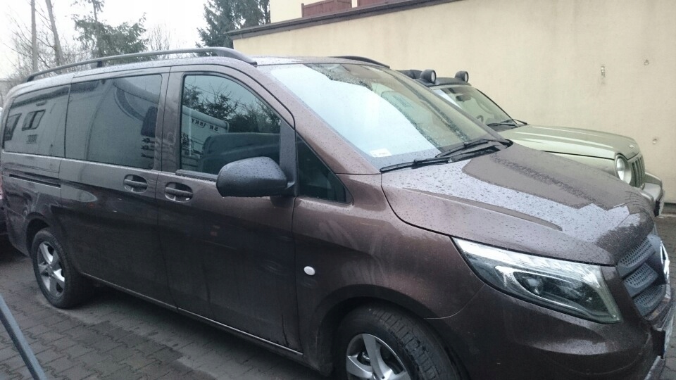 MERCEDES VITO L3 W 447 BAGAŻNIK RELINGI BAGAŻNIKI Typ samochodu Samochody dostawcze