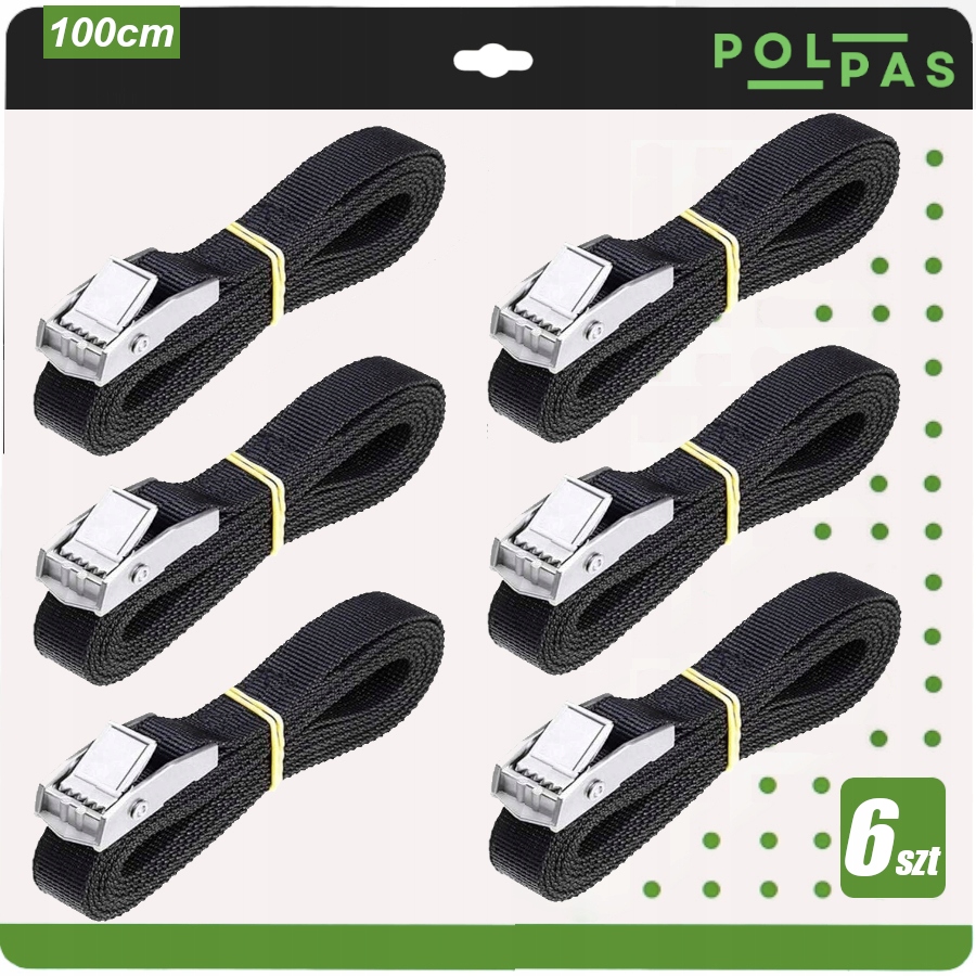 Pasy Mocujące Zaciskowe Paski Transportowe 100cm Do Bagażnika Motocykli Pol