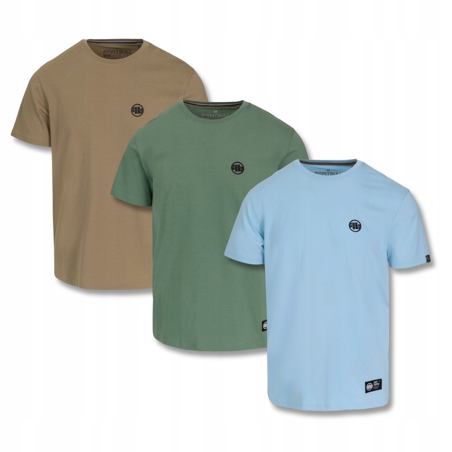 Sada pánských triček 3ks Pitbull Bavlněné tričko Mix Small Logo