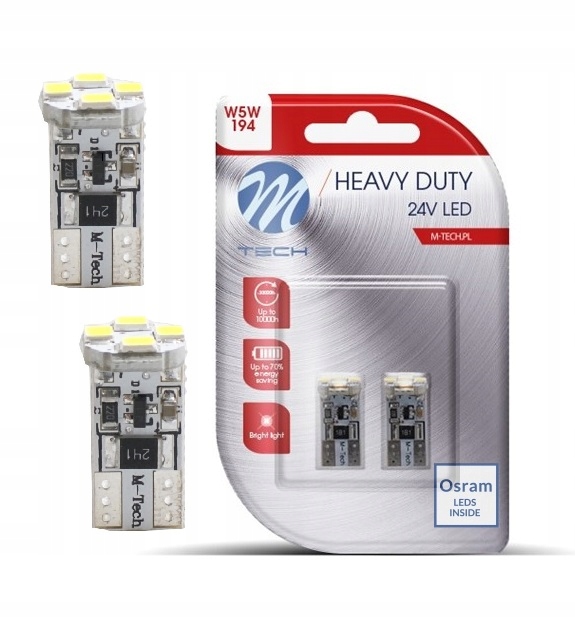 

Osram Led M-tech żarówka W5W T10 Canbus Tir 24V