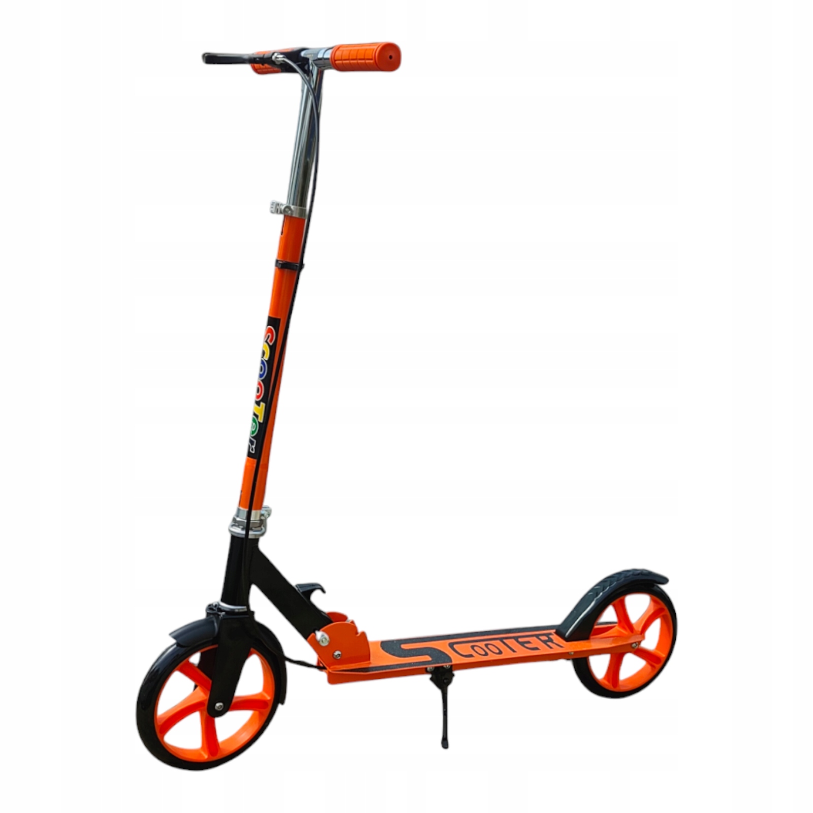 HULAJNOGA DUŻE KOŁA 20cm dla DZIECKA DOROSŁEGO SKŁADANA RĘCZNU HAMULEC