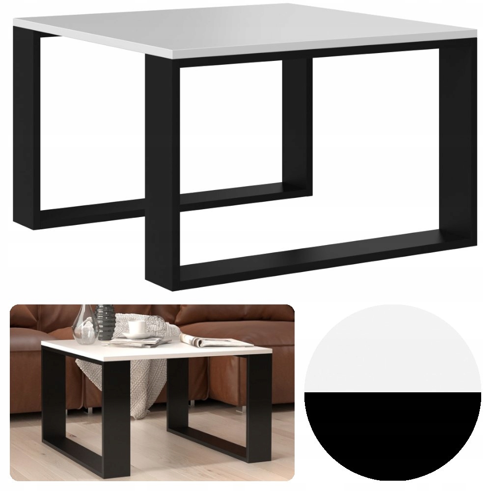 

Stolik Kawowy Ława Salon Loft Modern Mini Biel Cze