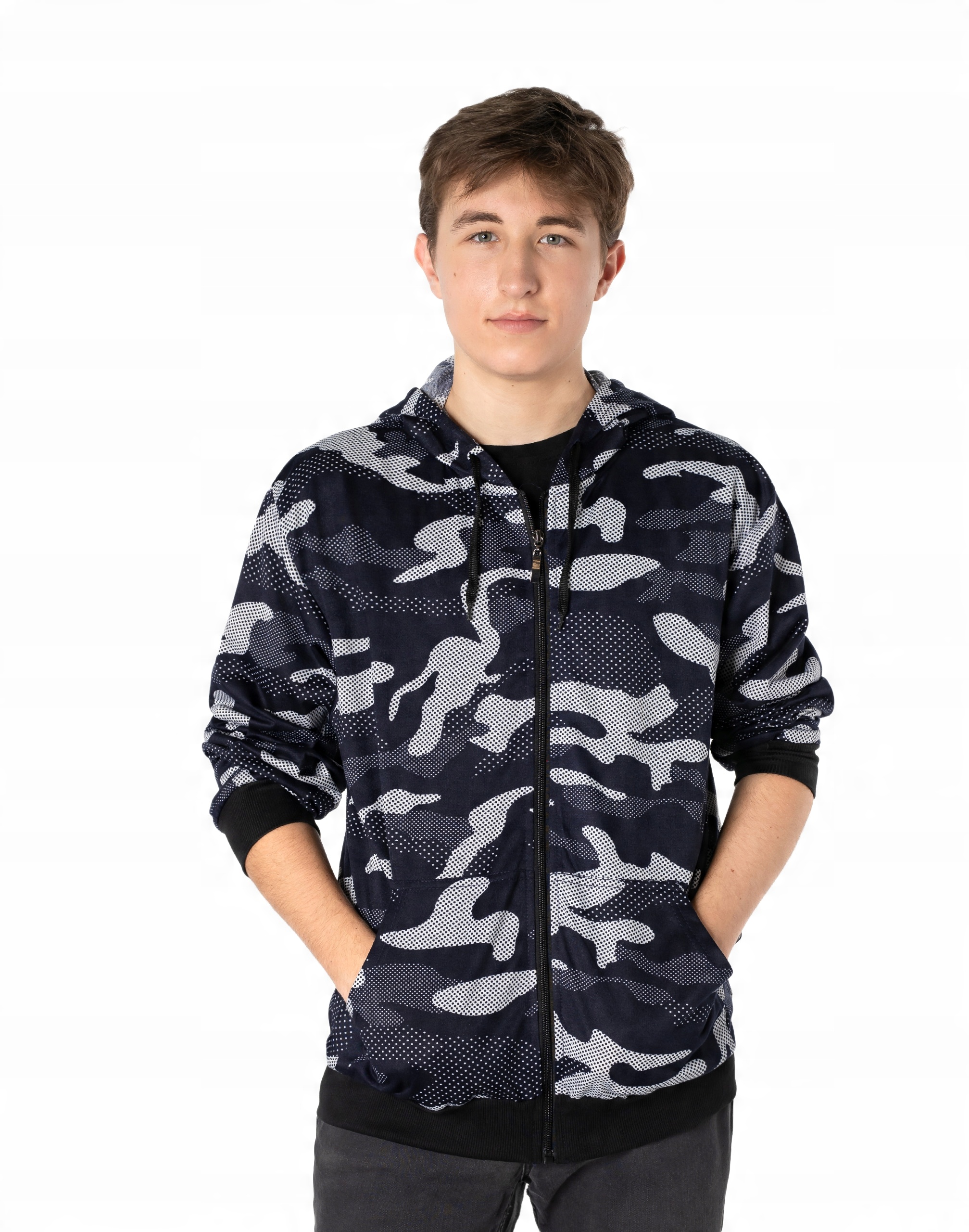 

Bluza Męska Moro Rozsuwana z Kapturem 2295-02 r M