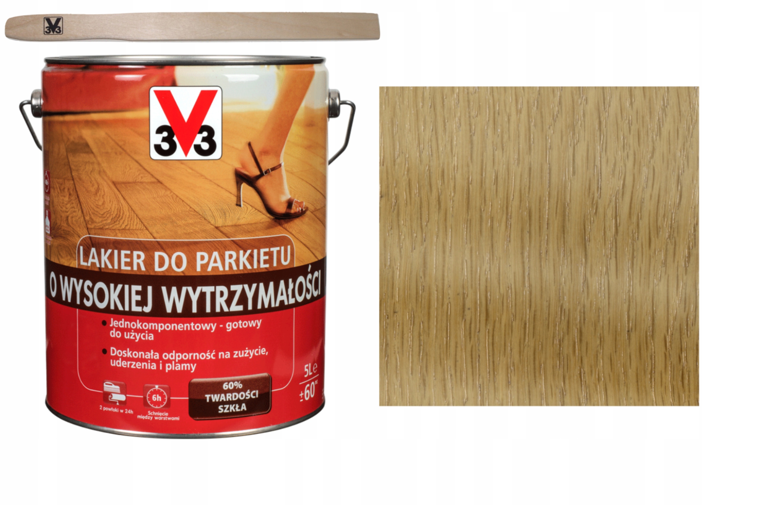 

V33 Lakier Do Parkietu Wysokiej Wytrzymałości 5L