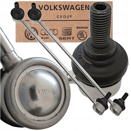 Łącznik stabilizatora przód VW 1K0411315K oryginał lewy + prawy komplet