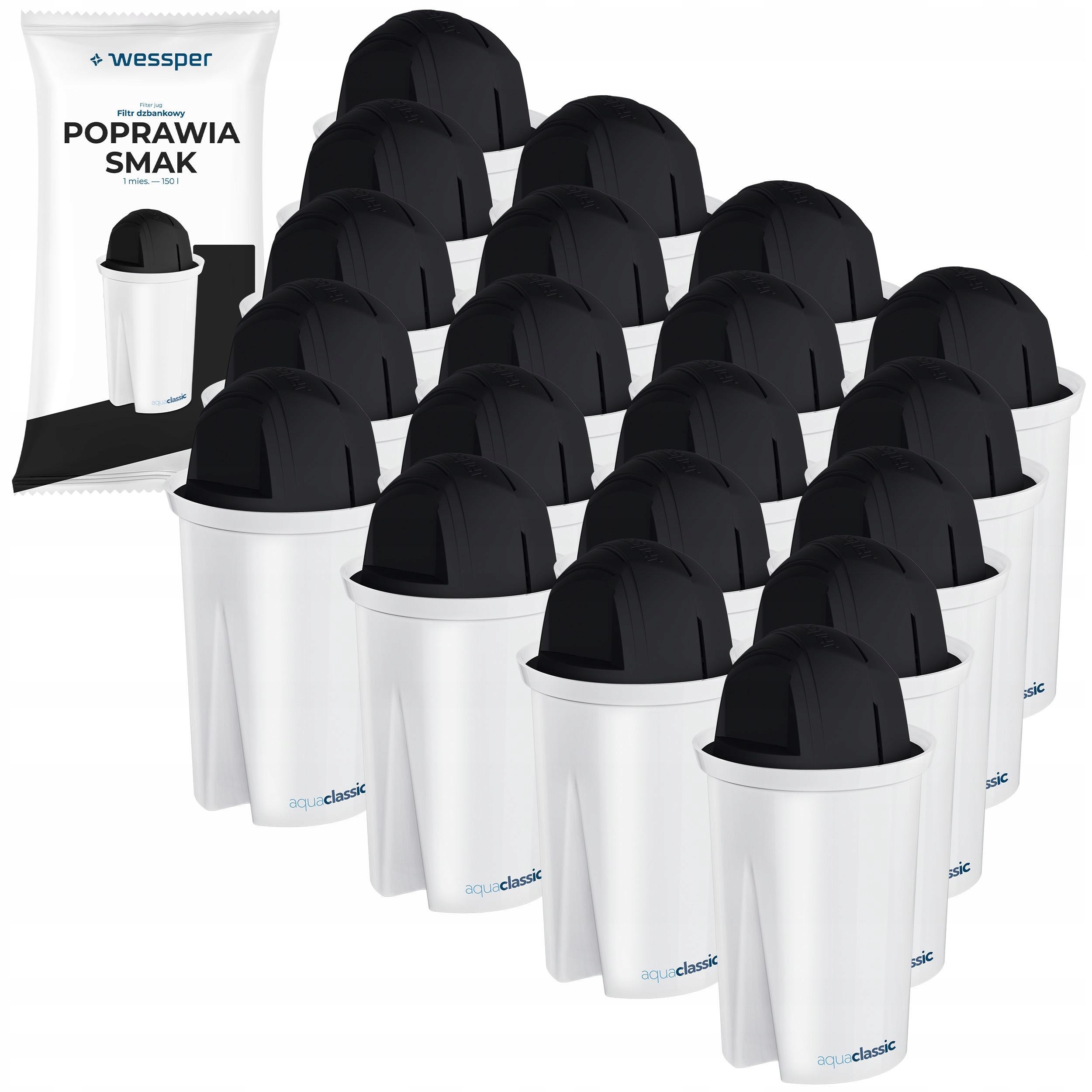 Filtr na vodu Wessper Sport do filtrační konvice Aquaphor Wessper 20 ks