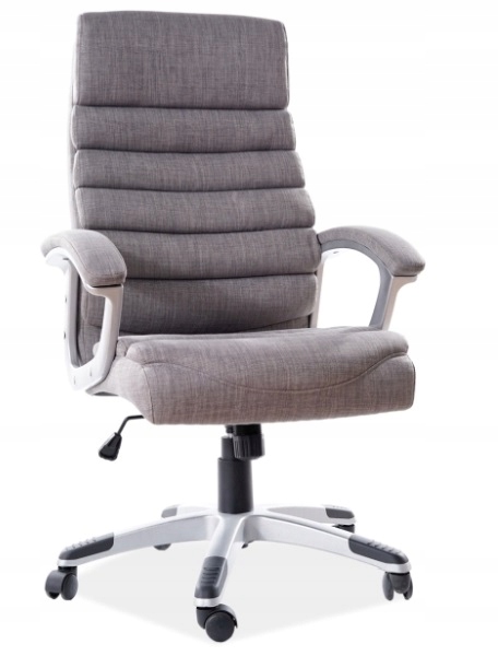 Otočné kreslo kancelárska stolička Q-087 sivá, materiál stolička