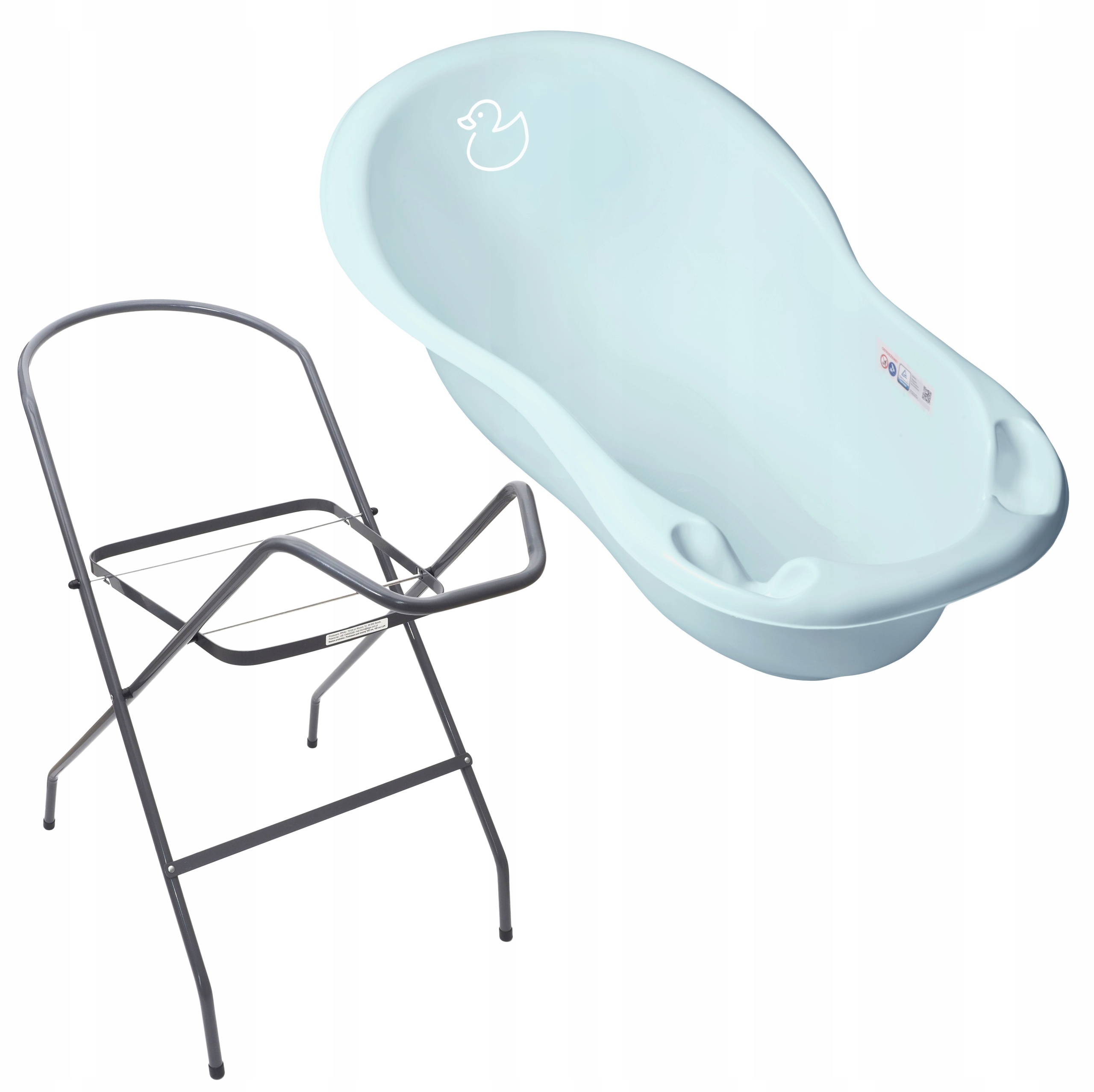 WANIENKA 102 DUŻA Kaczka błękit STOJAK STELAŻ Tega