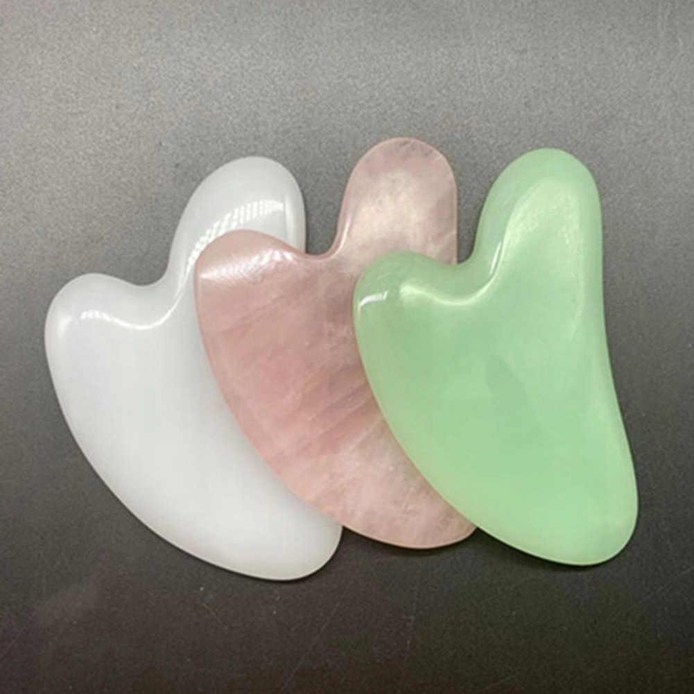 Natural Jade Stone Guasha Board Body SPA Relax Scr Typ mechaniczny