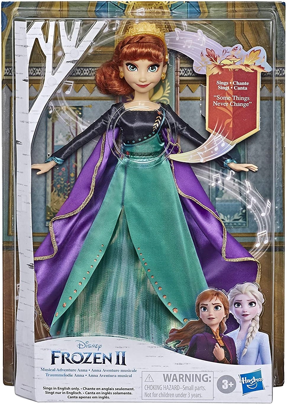 

Śpiewająca Lalka Anna Frozen 2 Kraina Lodu Baterie
