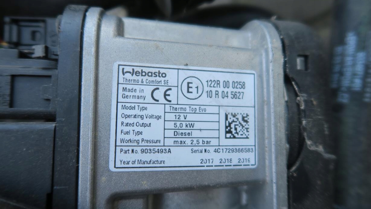 FORD FOCUS MK4 WEBASTO OGRZEWANIE POSTOJOWE ORYGINAŁ DIESEL Typ samochodu Samochody osobowe