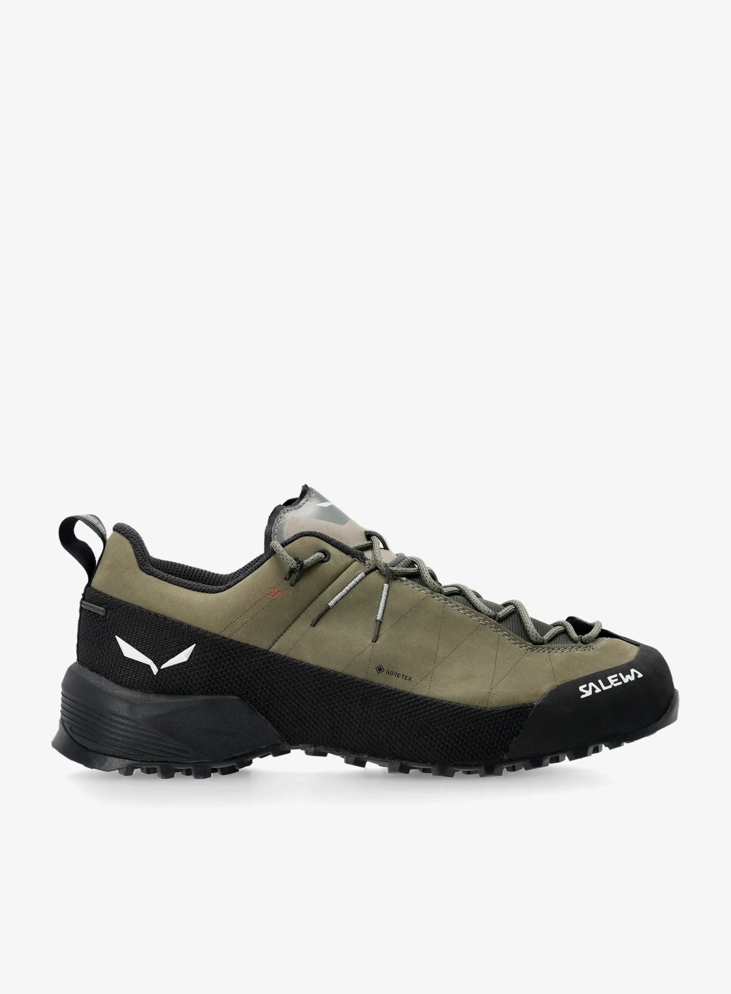 Turistické boty Salewa Wildfire Leather 2 Gtx tmavě zelená/černá