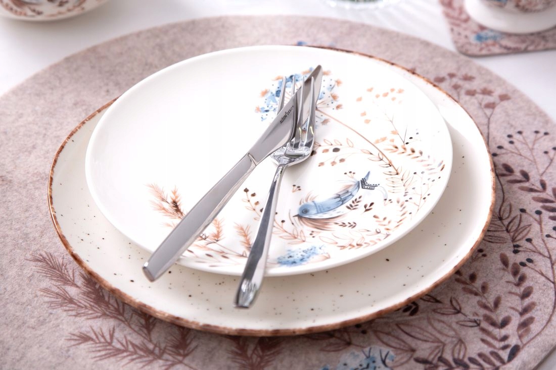 Widelce obiadowe zestaw widelców srebrne sztućce Altom Design Planet 3 szt Kod producenta 0104014527