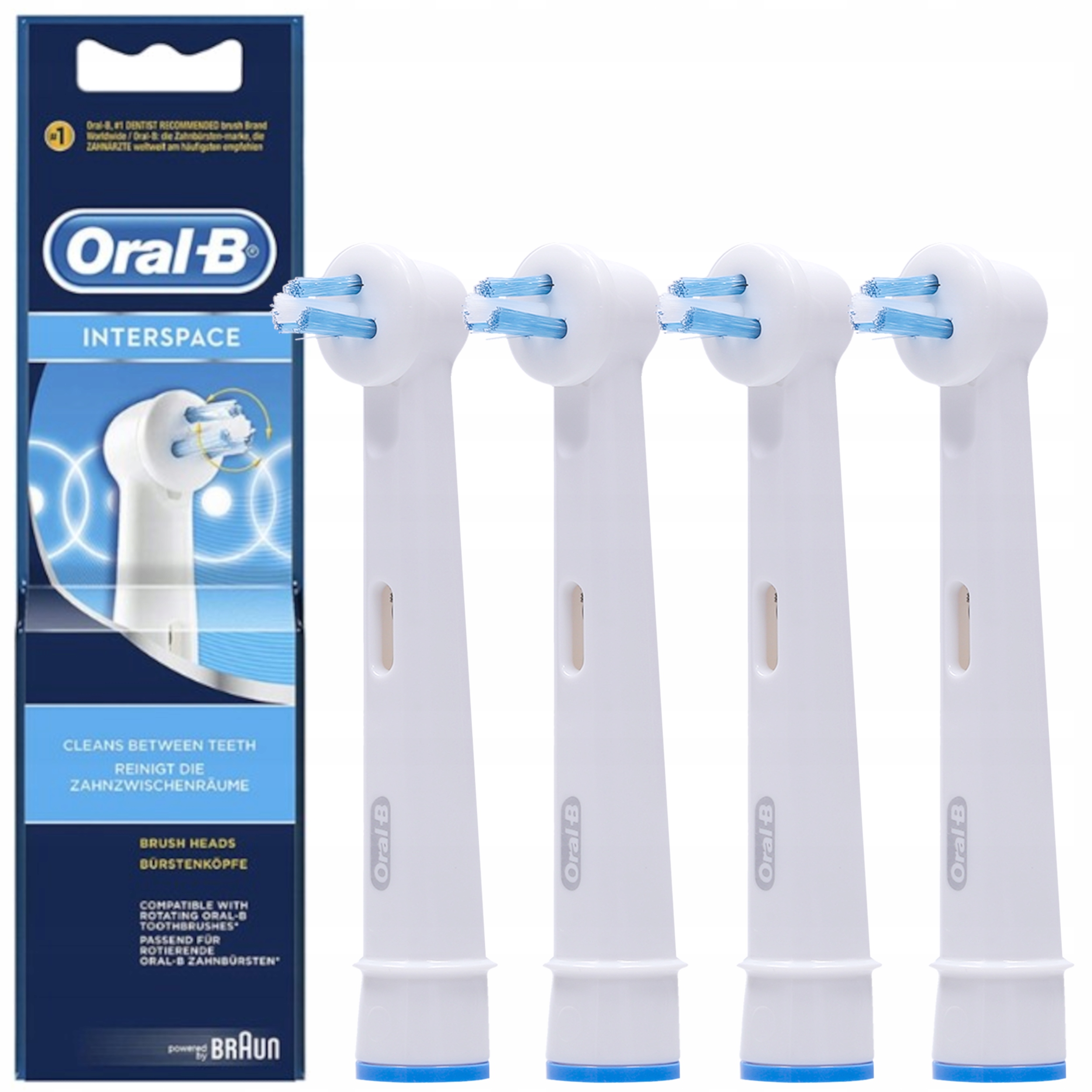 

4x Końcówka Do Oral-b Ortodontyczna Interspace