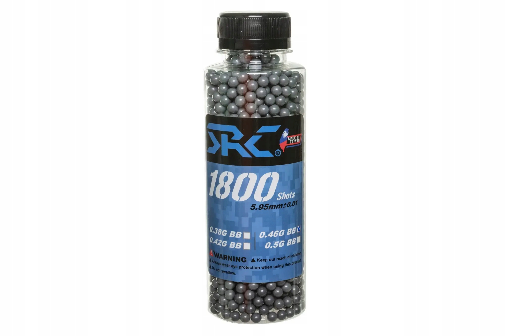 Kuličky Src 0.46 g láhev 1800 kusů Šedá
