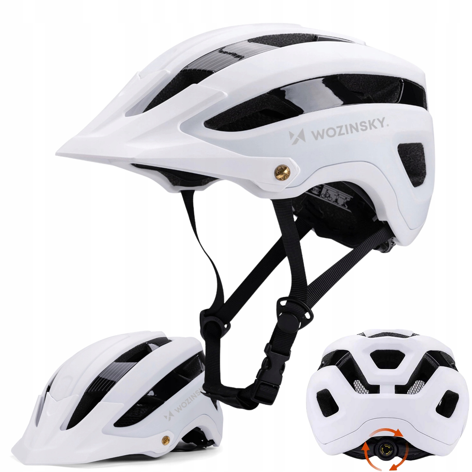 Mtb Cyklistická Přilba Lehká, Pohodlná S Ventilací, Nastavitelná, Sportovní, 57-62 cm