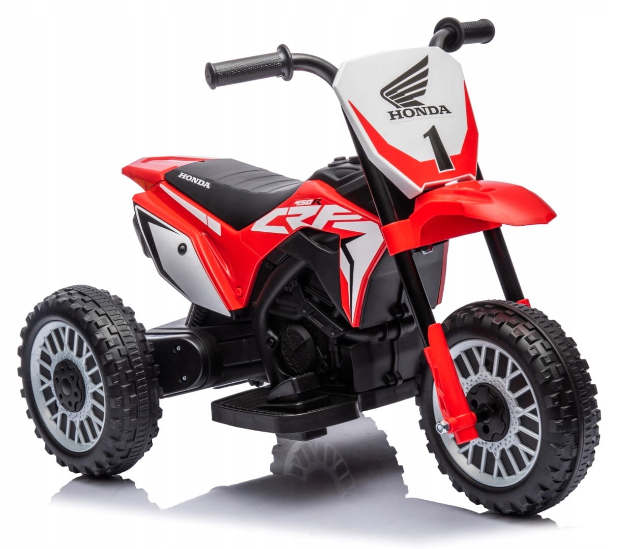 Motor na akumulator Honda CRF450 trójkołowy jeździk dźwięk 30 W 2-3 km/h