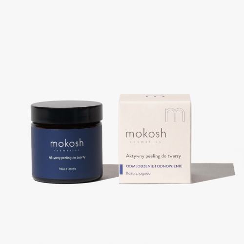 Mokosh Peeling Na Obličej Růže S Borůvkou 60 ML