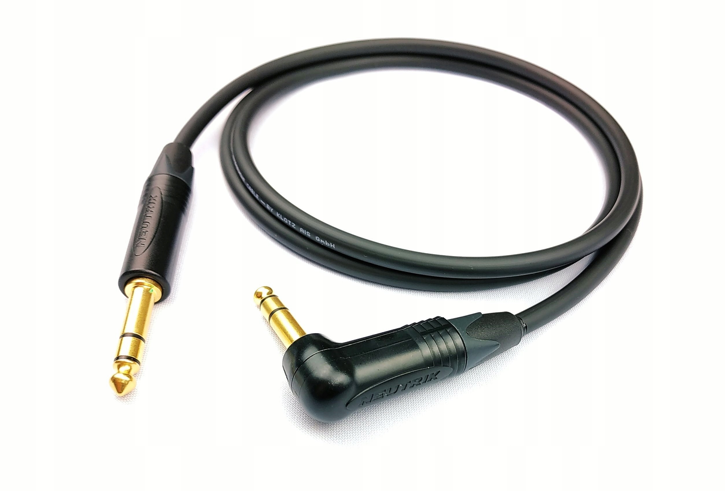 Kabel KLOTZ MY206 Jack KĄTOWY NEUTRIK Stereo 2m